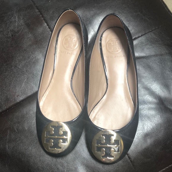 Tory Burch Shoes - Tory Burch dark navy blue flats